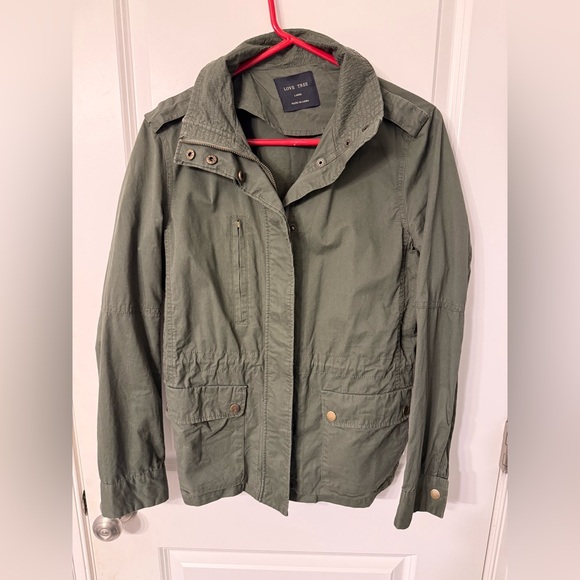 Love Tree Jackets & Blazers - NWOT Women's Army Green Jacket size Large